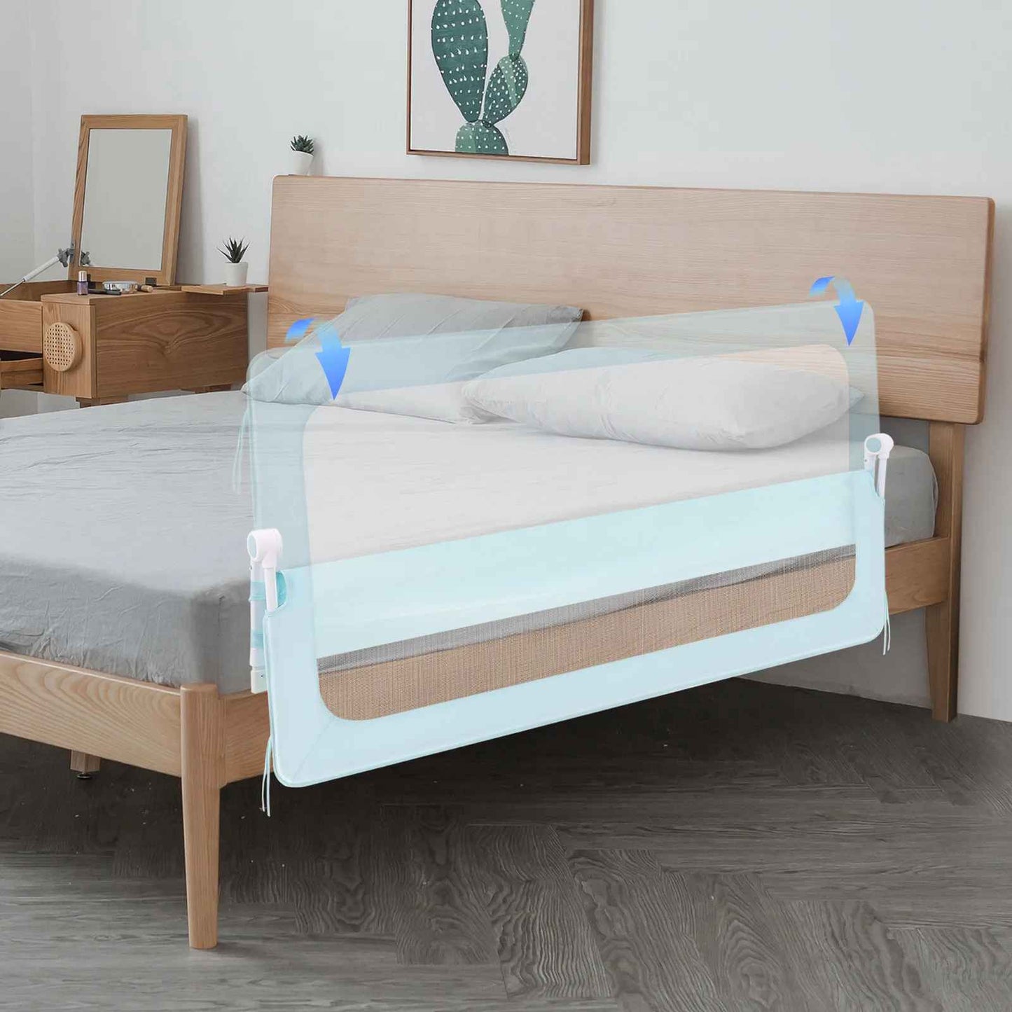barriere-lit-enfant-rampe-transparente-bleue-fixee-au-lit-chambre-cocoon-veilleur