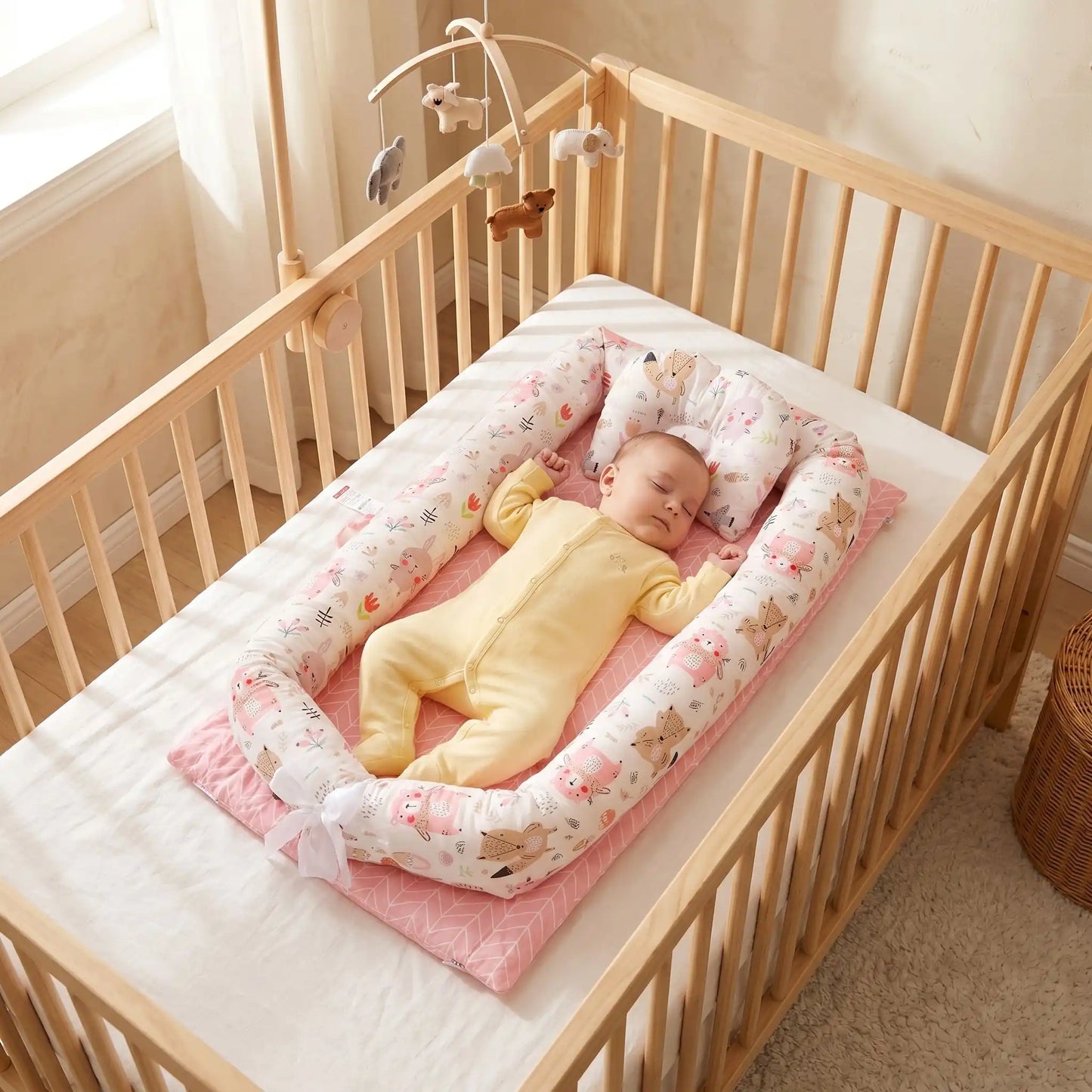 doomoo-reducteur-de-lit-bebe-endormi-dans-berceau-imprime-velours-de-nuit