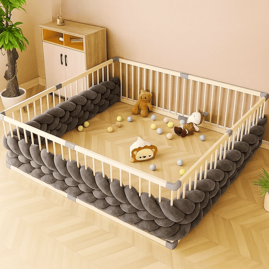 tresse-de-lit-3m-protection-bebe-parc-de-jeu-confort-nurserie-mousse-peche