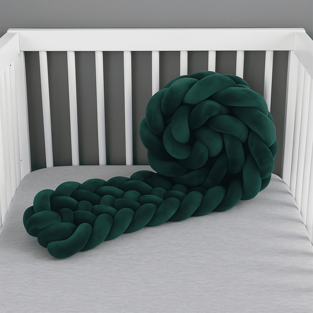 tresse-de-lit-4m-vert-menthe-tresse-avec-six-brins-long-de-quatre-metres-place-dans-un-lit-bebe-de-couleur-blanche-reinebebe