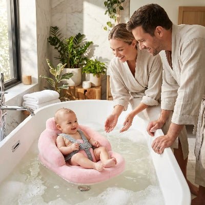 baignoire-bebe-pliable-bain-securise-siege-rose-confort-bebe-parents-salle-de-bain-cocon-d-eau