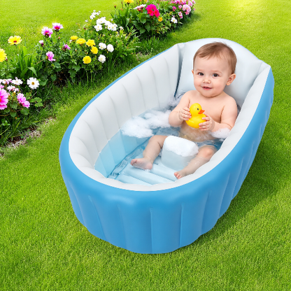 baignoire-bebe-pliable-sur-pied-bebe-exterieur-jardin-canard-mousse-fleurs-lueur-bleue