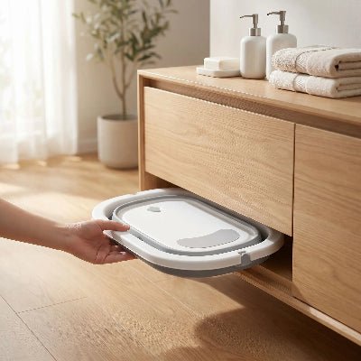 baignoire-pliable-bassin-blanc-gris-rangement-tiroir-maison-nuage-liquide