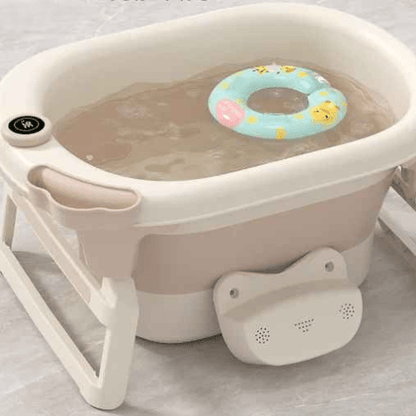baignoire-pliable-pour-bebe-beige-eau-bouee-canard-thermometre-fond-clair-serenite-bleutee