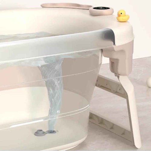 baignoire-pliable-pour-bebe-blanche-vidange-eau-canard-thermometre-mecanisme-detail-serenite-bleutee
