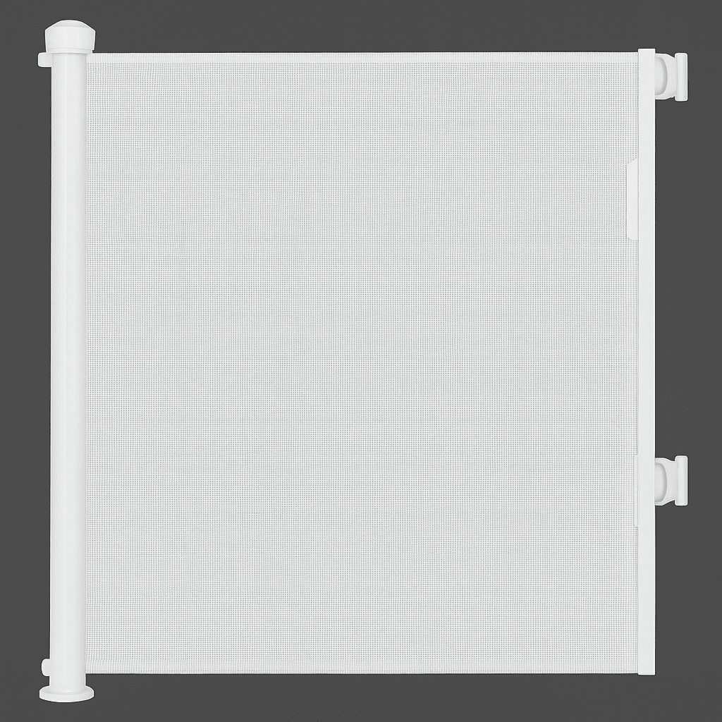 barriere-bebe-couleur-blanche-retractable
