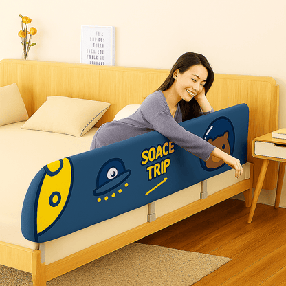 barriere-de-lit-bebe-bleu-maman-dans-lit-rempart-douillet