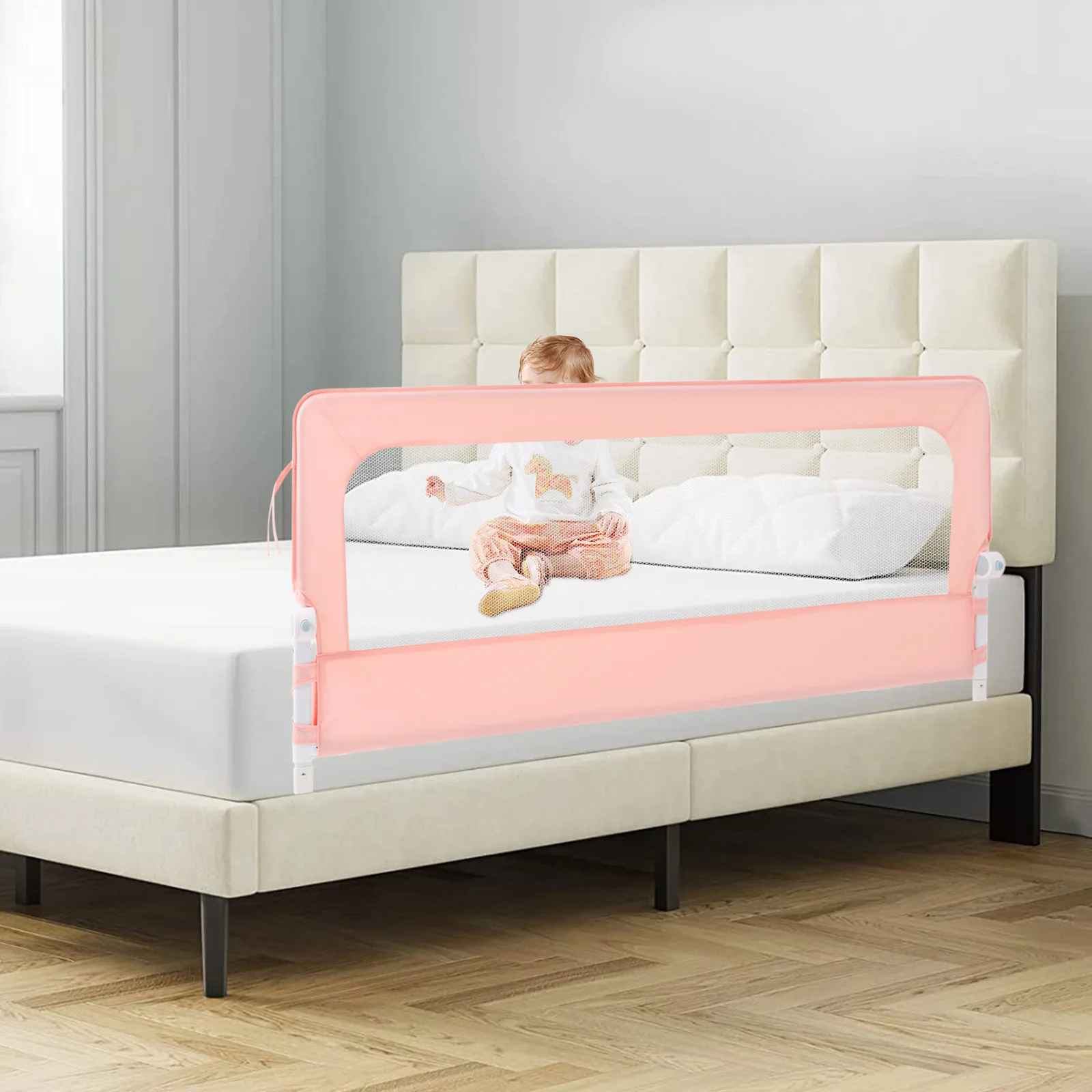 barriere-lit-enfant-rose-bebe-assis-protection-securite-chambre-maison-cocoon-veilleur