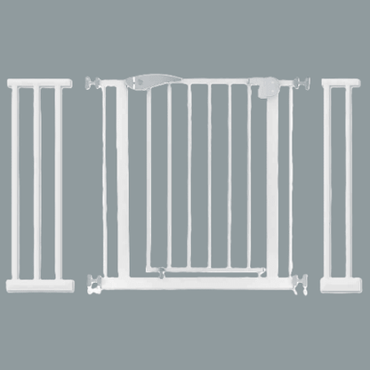 barriere-protection-enfant-grille-metallique-blanche-extensible-avec-rallonges-couloir-barriere-velours