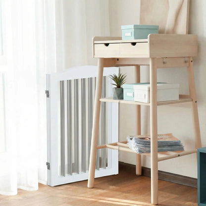 barriere-securite-en-bois-cloison-blanche-pliable-rangement-interieur-nurserie-voile-tranquille