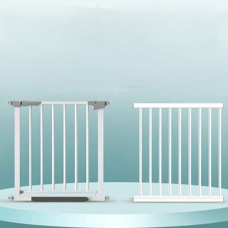 barriere-securite-enfant-blanche-avec-extension-63cm-pour-escalier-couloir-facile-et-protection-bebe-securibaby