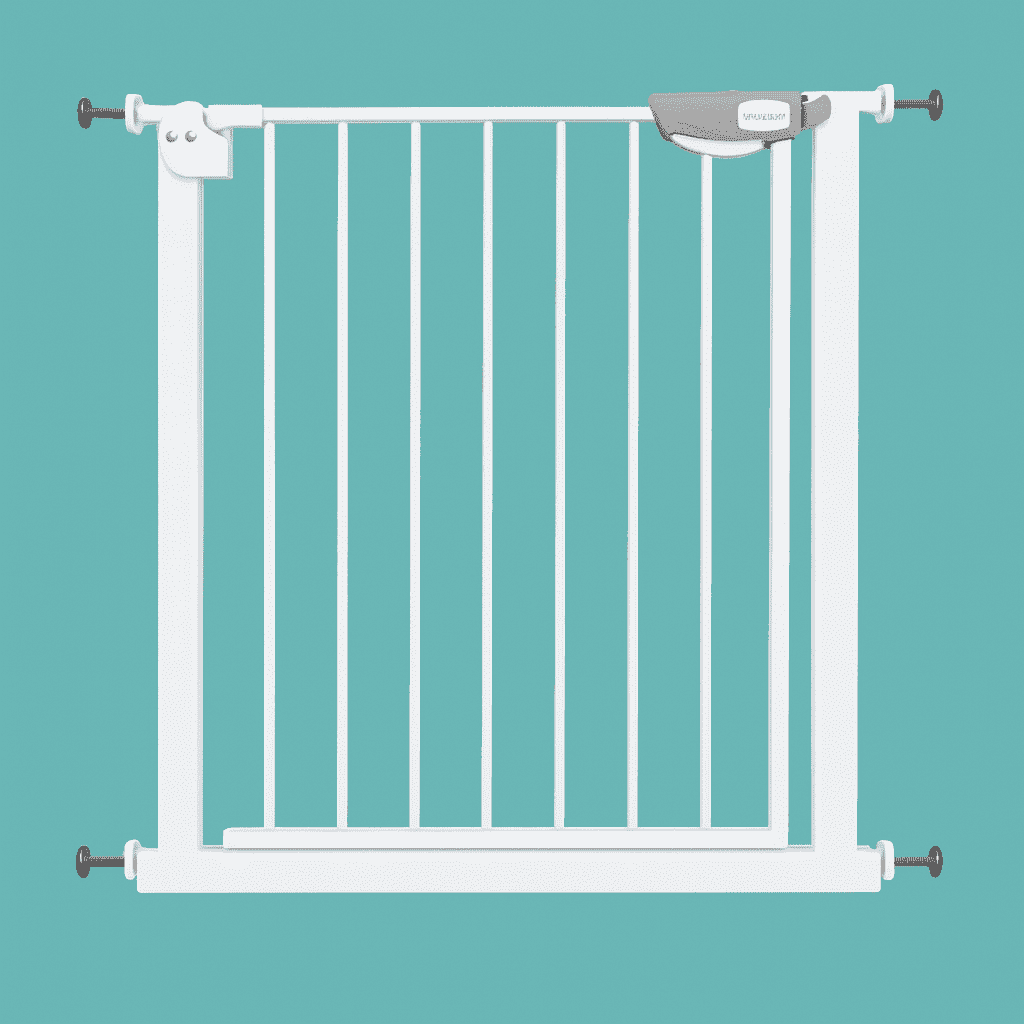 barriere-securite-enfant-blanche-pression-murale-avec-verrou-la-protection