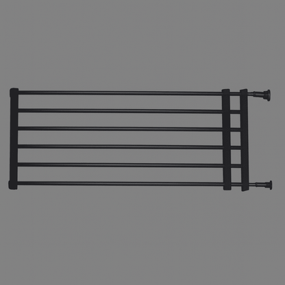 barriere-securite-enfant-noir-mural-avec-six-barres-horizontales-et-fixations-laterales-pour-maison-sure