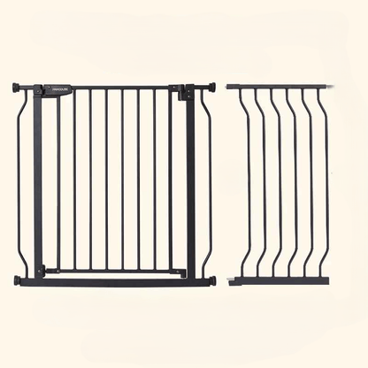 barriere-securite-enfant-noire-avec-verrou-extensions-laterales-a_six_barres-securiportail-bebe