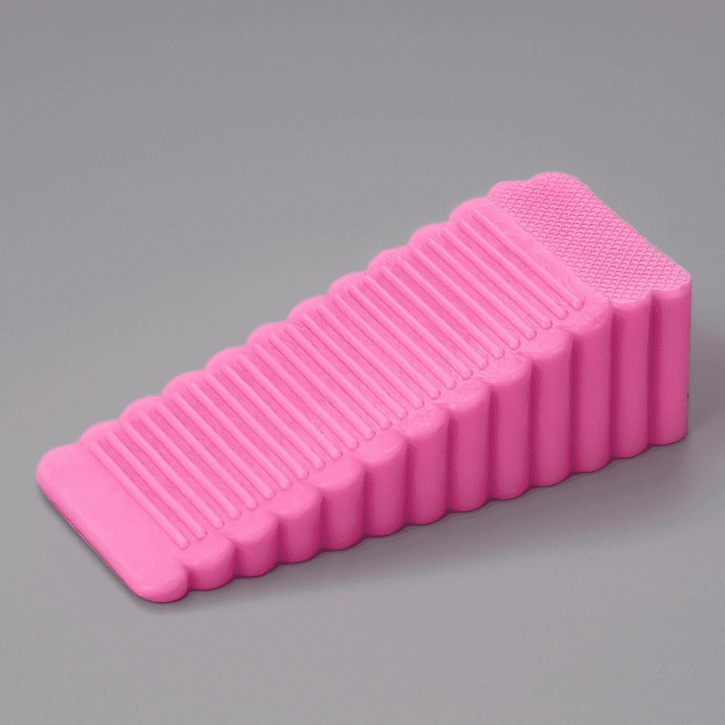 bloque-porte-silicone-rose-ridule-antiderapant-forme-pente-sans-glissement-securite-couleur-protect