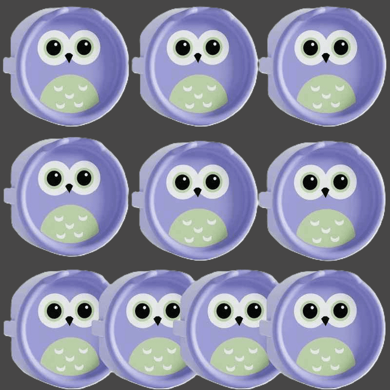 cache-pour-prise-chouettes-violettes-pack-de-dix-mur-serein