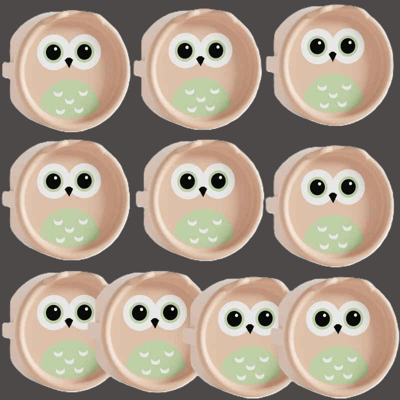cache-pour-prise-dix-illustrations-chouettes-rondes-en-grille-design-enfantin-mur-serein