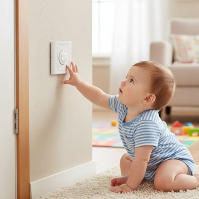 cache-prise-pour-bebe-enfant-assis-touchant-interrupteur-zone-jeux-maison-securisee-veille-maison