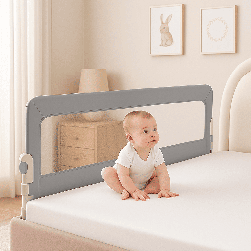 lit-enfant-avec-barriere-bebe-assis-sur-lit-calin