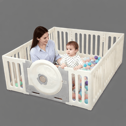 parc-barriere-bebe-avec-mere-et-bebe-dans-espace-jeu-securise-protecteur-mignon