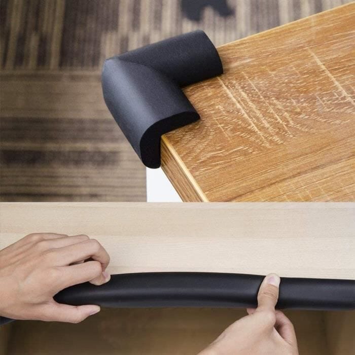 Protecteur de Coin de Table - BabySafetyCornerProtector™ - Noir