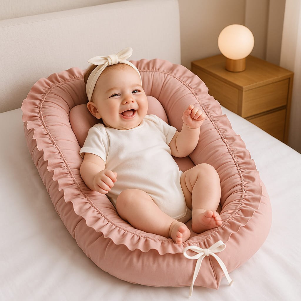 reducteur-de-lit-bebe-couleur-rose-bebe-jovial-couche-dedans-avec-oreille-nidoullet