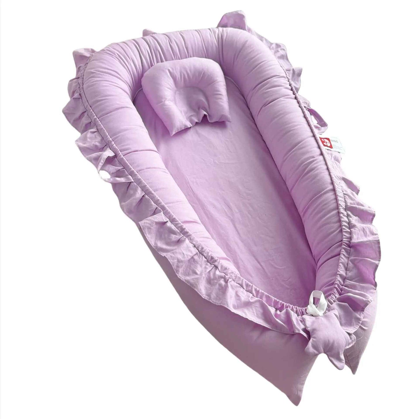 reducteur-de-lit-bebe-couleur-violet-claire-calmenid