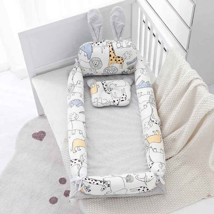 reducteur-de-lit-tineo-nid-bebe-animaux-pastel-oreilles-douces-confortable-douce-protection