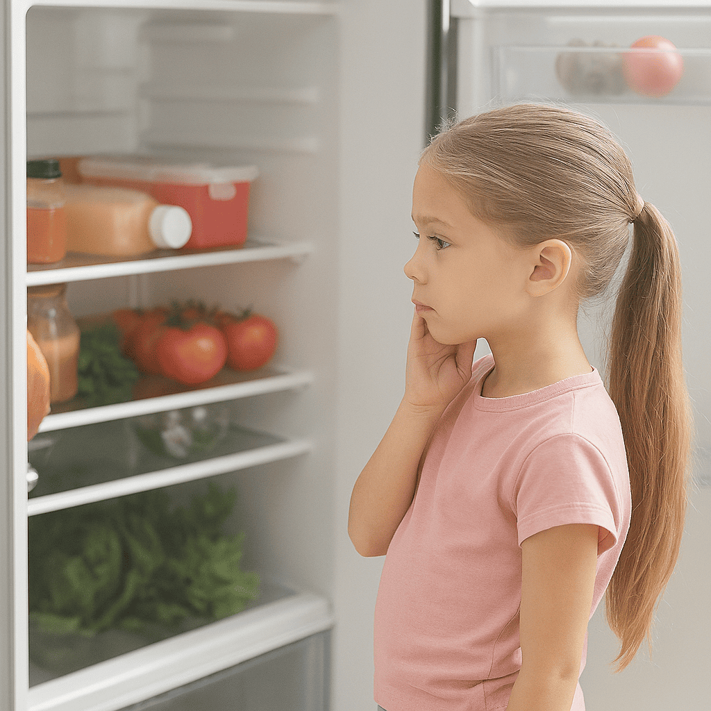 securite-bebe-placard-fillette-ouvre-refrigerateur-minigarde