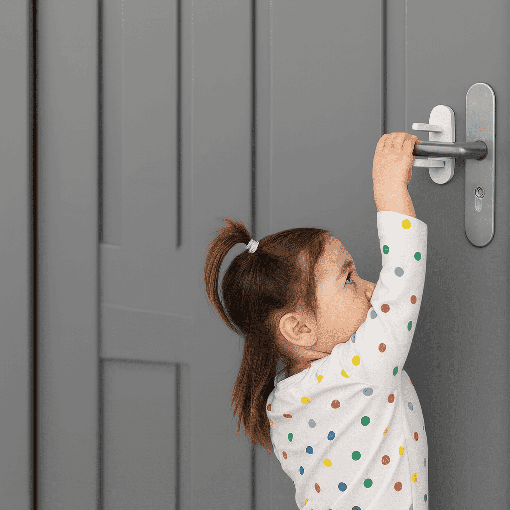 securite-placard-enfant-tente-d-ouvrir-porte-avec-verrouillage-brise-apaisante