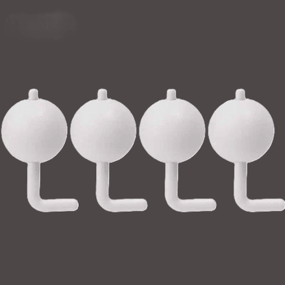 securite-placard-lot-de-quatre-verrous-boule-blanc-plastique-solide-pince-douceur
