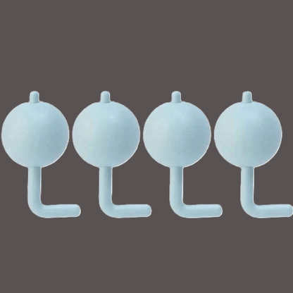 securite-placard-lot-de-quatre-verrous-boule-bleu-clair-plastique-pince-douceur