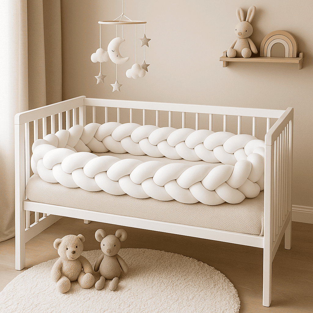tour-de-lit-bebe-tresse-blanc-dans-berceau-blanc-nuage-de-coton