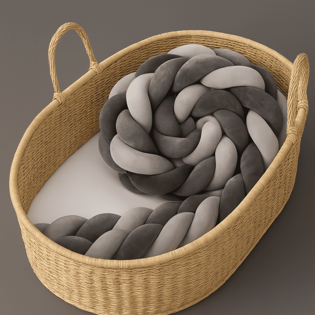 tour-de-lit-tresse-3m-de-couleur-gris-fonce-gris-clair-dans-lit-panier-pour-bebe-six-brins-moncalin