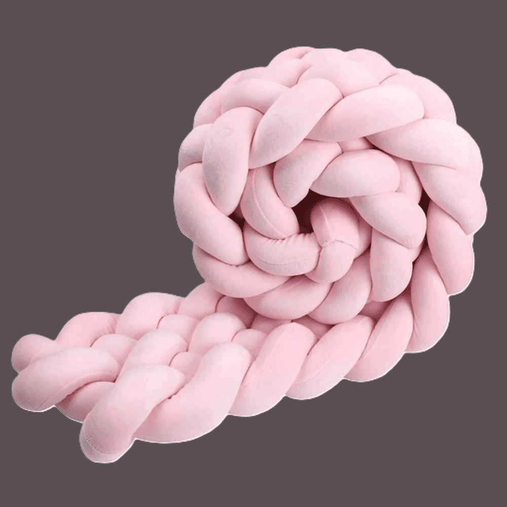 tour-de-lit-tresse-3m-de-couleur-rose-clair-tisse-avec-six-brins-calinprotect