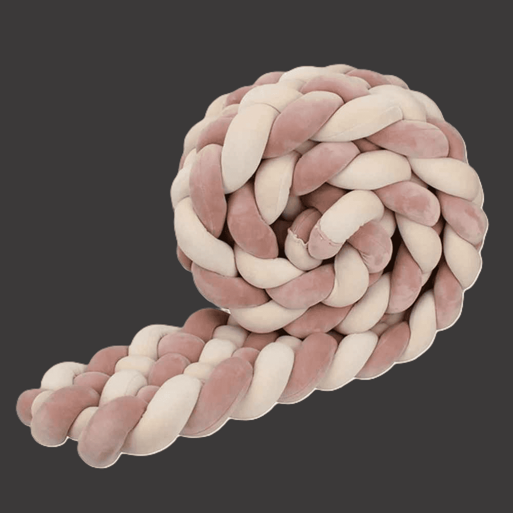 tour-de-lit-tresse-3m-de-couleur-vieux-rose-beige-tisse-avec-six-brins-moncalin