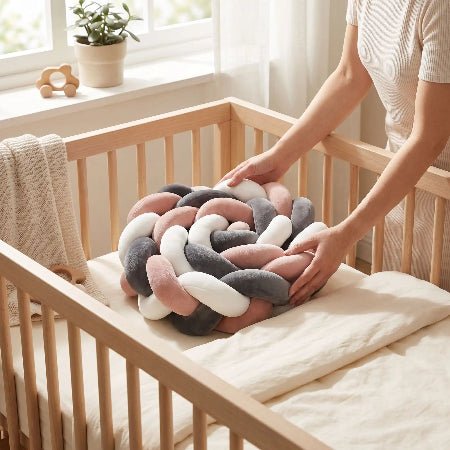 tour-de-lit-tresse-3m-rose-blanc-gris-berceau-bois-decoration-nurserie-lumineuse-cocon-rubane