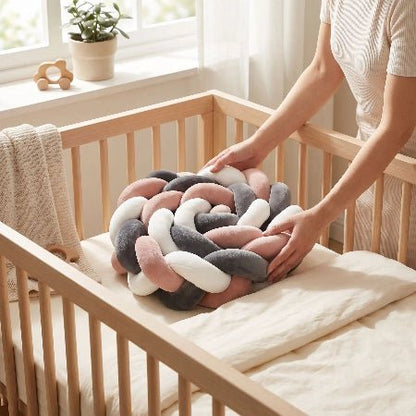 tour-de-lit-tresse-3m-rose-blanc-gris-berceau-bois-decoration-nurserie-lumineuse-cocon-rubane