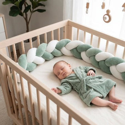 tour-de-lit-tresse-3m-vert-blanc-bebe-robe-verte-berceau-bois-tresse-chambre-nature-lumiere-doucenoue-serenite