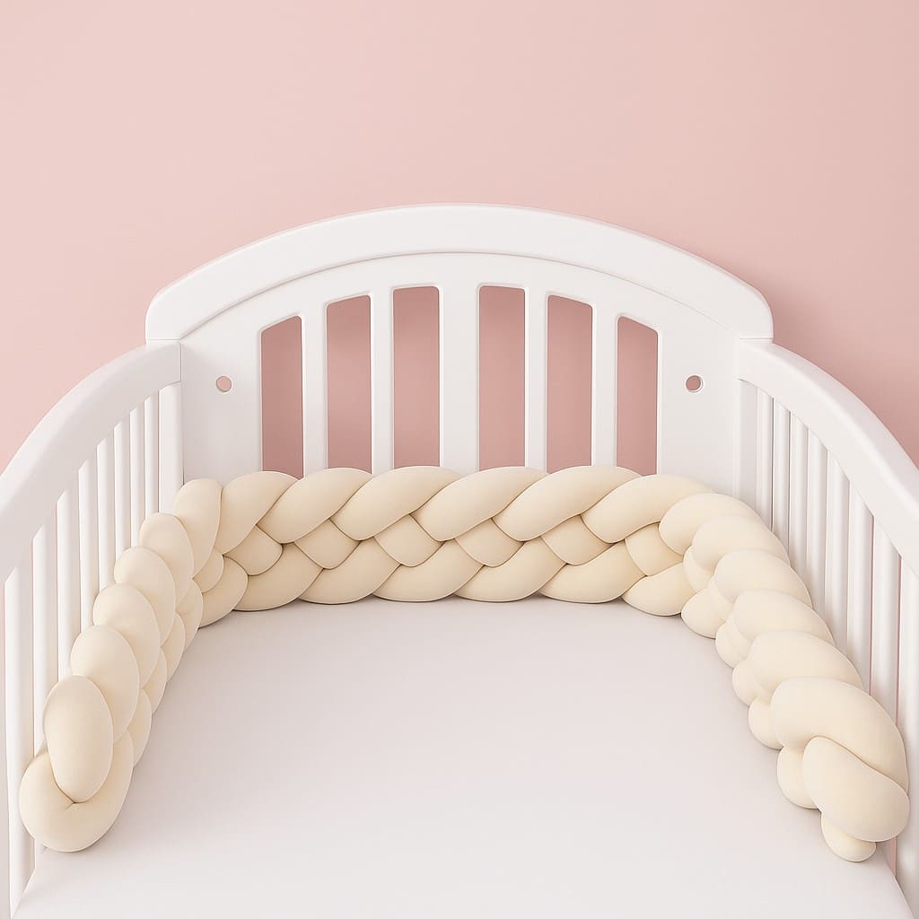 tresse-de-lit-3m-4-brins-de-couleur-beige-dans-berceau-bebe-fond-rose-douceur-bebe