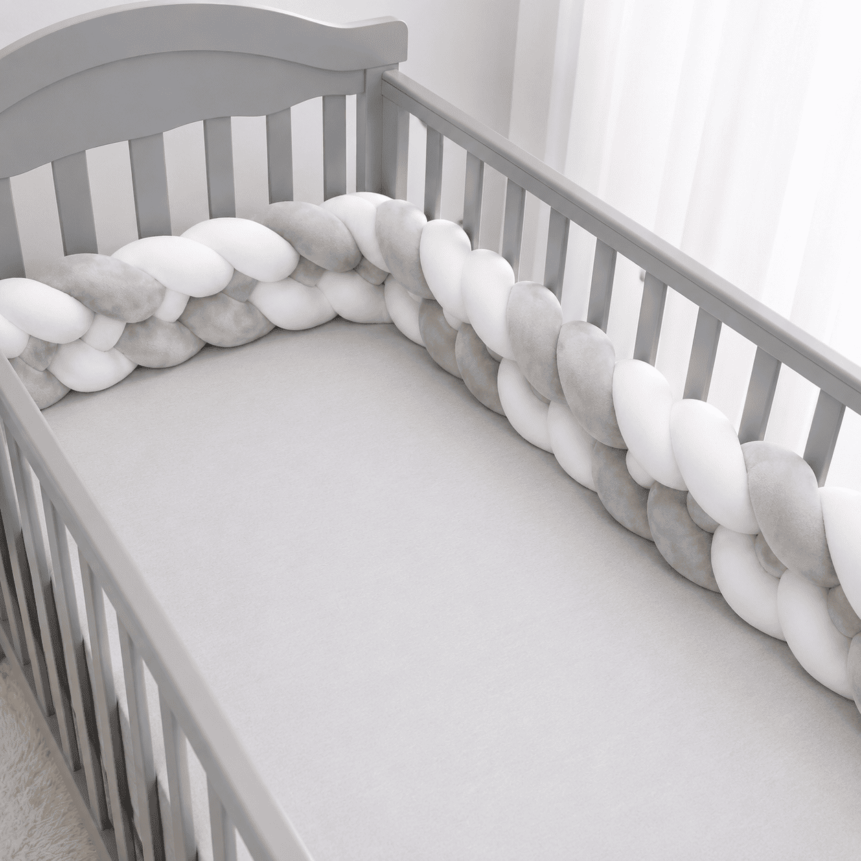 tresse-de-lit-3m-berceau-gris-tresse-bicolore-protection-bebe-chambre-douce-vent-douillet