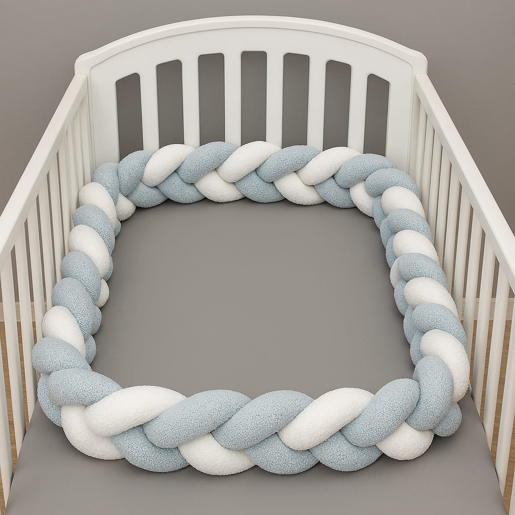 tresse-de-lit-3m-bleu-blanc-brillant-extensible-dans-berceau-mou
