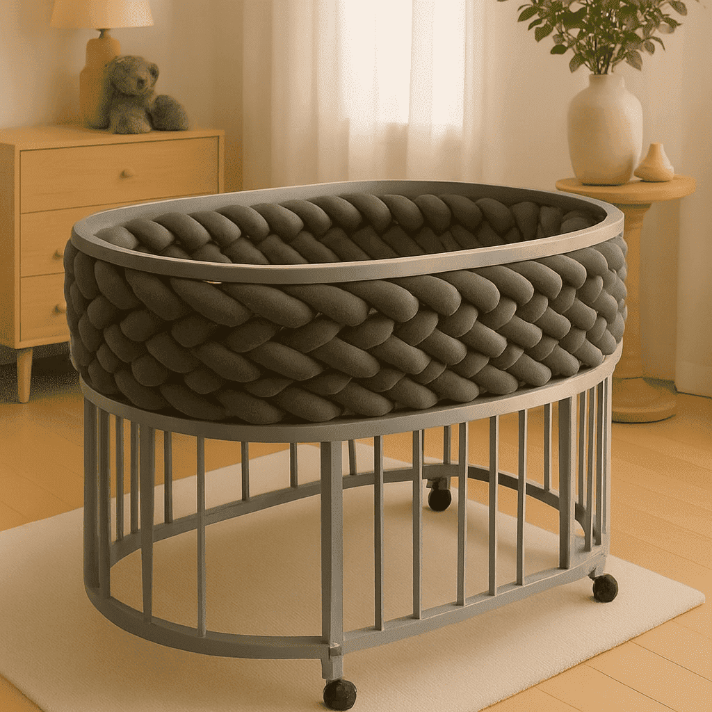 tresse-de-lit-3m-grise-design-autour-dans-une-chambre-bebe-mousse-peche