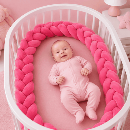 tresse-de-lit-4m-bebe-berceau-blanc-tresse-rose-matelas-rose-nursery-douceur-bebesomm