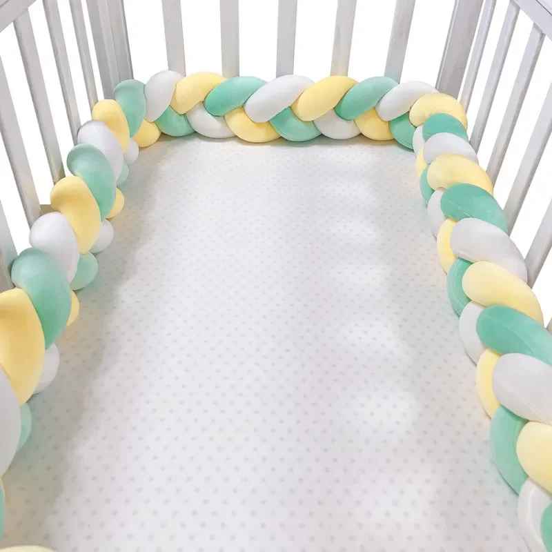 tresse-de-lit-4m-couleur-blanc-vert-jaune-lunecaline