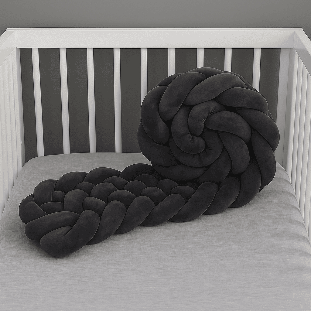 tresse-de-lit-4m-gris-fonce-tresse-avec-six-brins-long-de-quatre-metres-pause-un-matelas-de-bebe-de-couleur-blanche-reinebebe