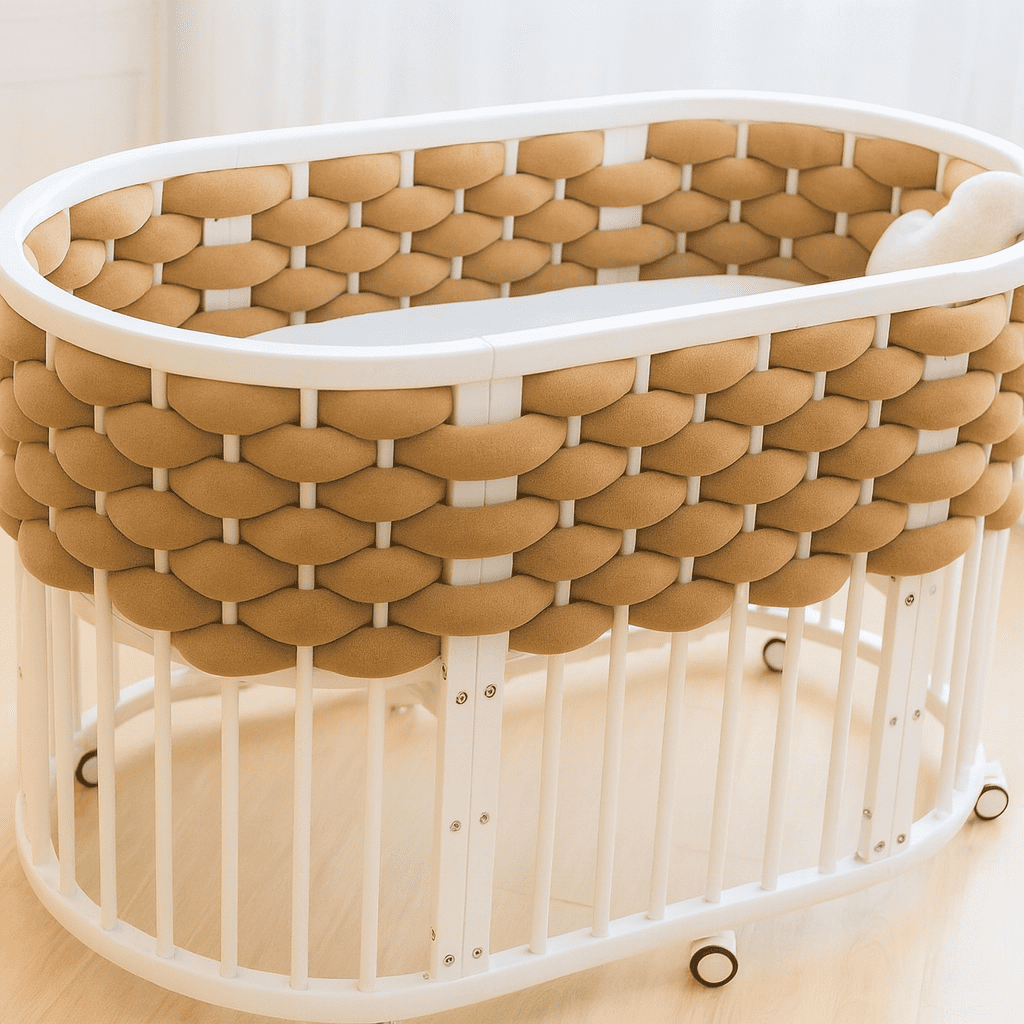 tresse-de-lit-5m-marron-nattee-sur-bareau-lit-bebe-blanc-design-contemporain-securite-douceur