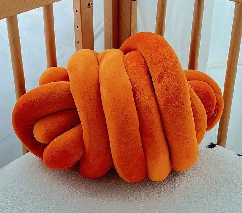 tresse-de-lit-5m-orange-rembourre-en-noeud-dans-berceau-bouclier-douceur