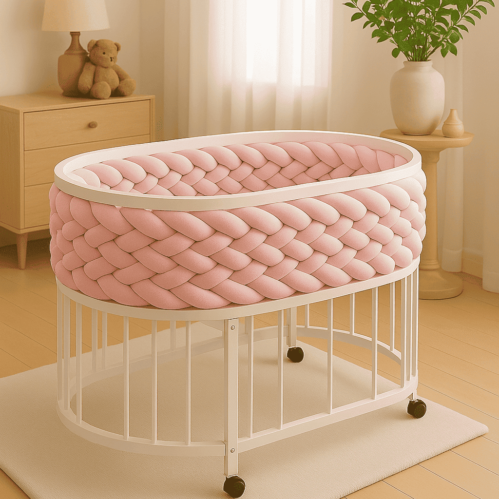 tresse-de-lit-5m-tour-berceau-ovale-rose-bebe-confort-doux-cocon-precieux