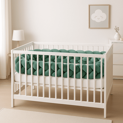 tresse-de-lit-bebe-bleu-sarcelle-dans-berceau-blanc-vertnature